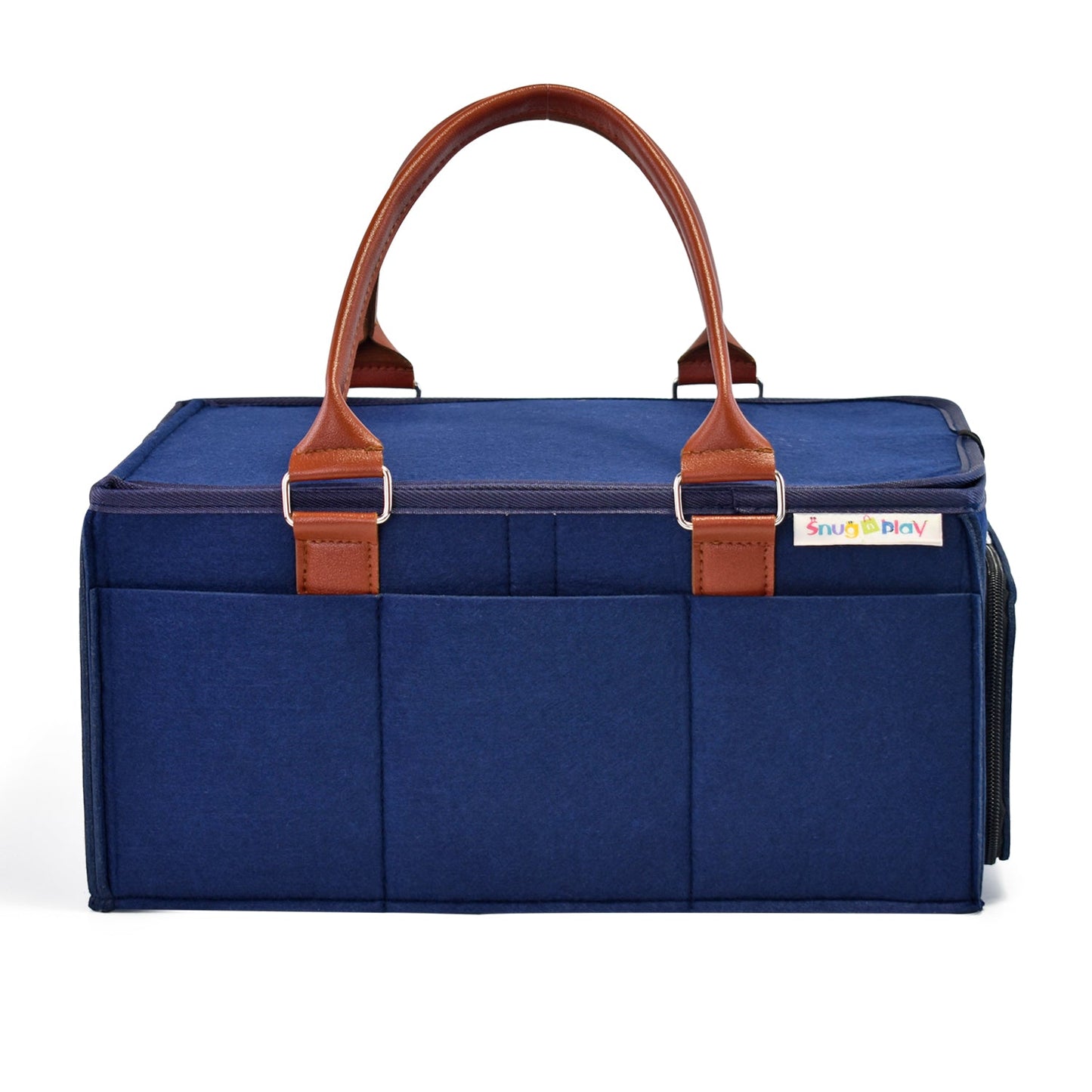 Diaper Caddy Large Size with Lid  Portable Diaper Organizer Bag