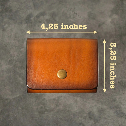 Cow Boy Compact Wallet With Belt