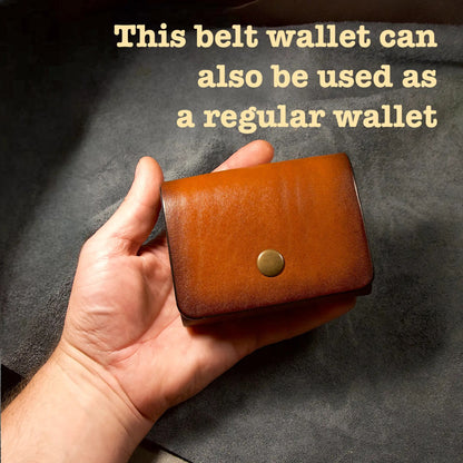 Cow Boy Compact Wallet With Belt