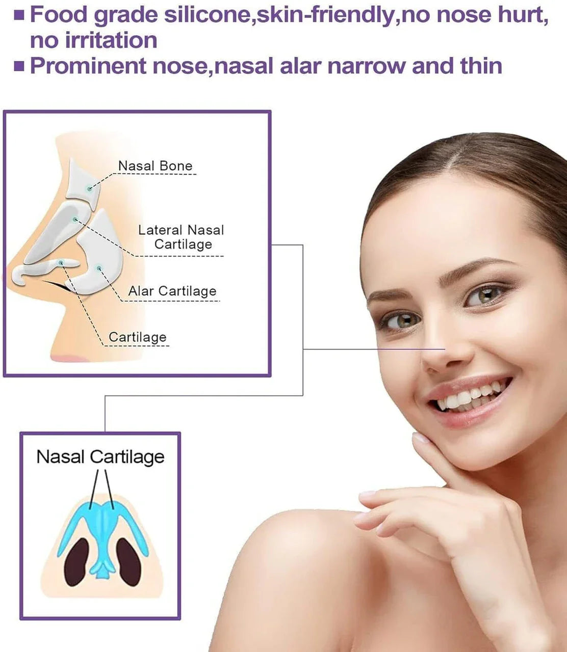 Silicone Nose Corrector Device