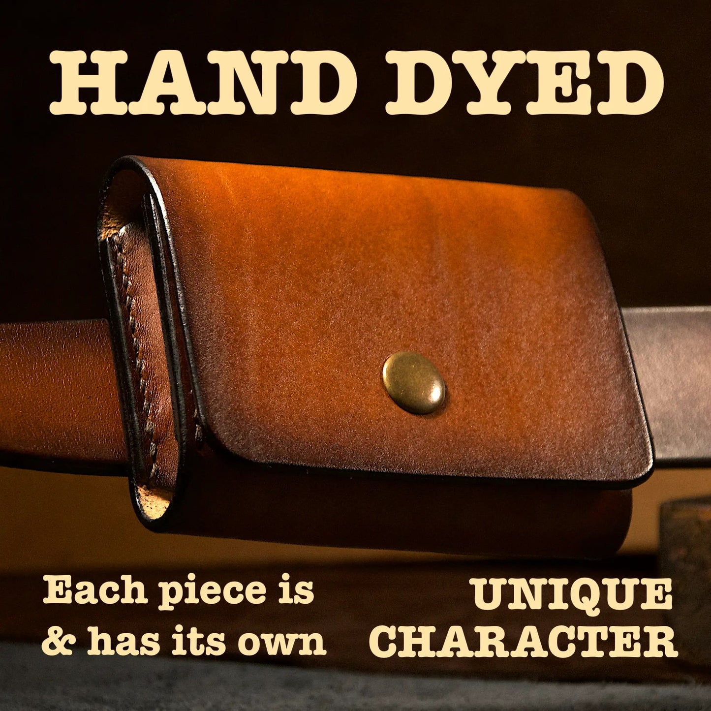 Cow Boy Compact Wallet With Belt