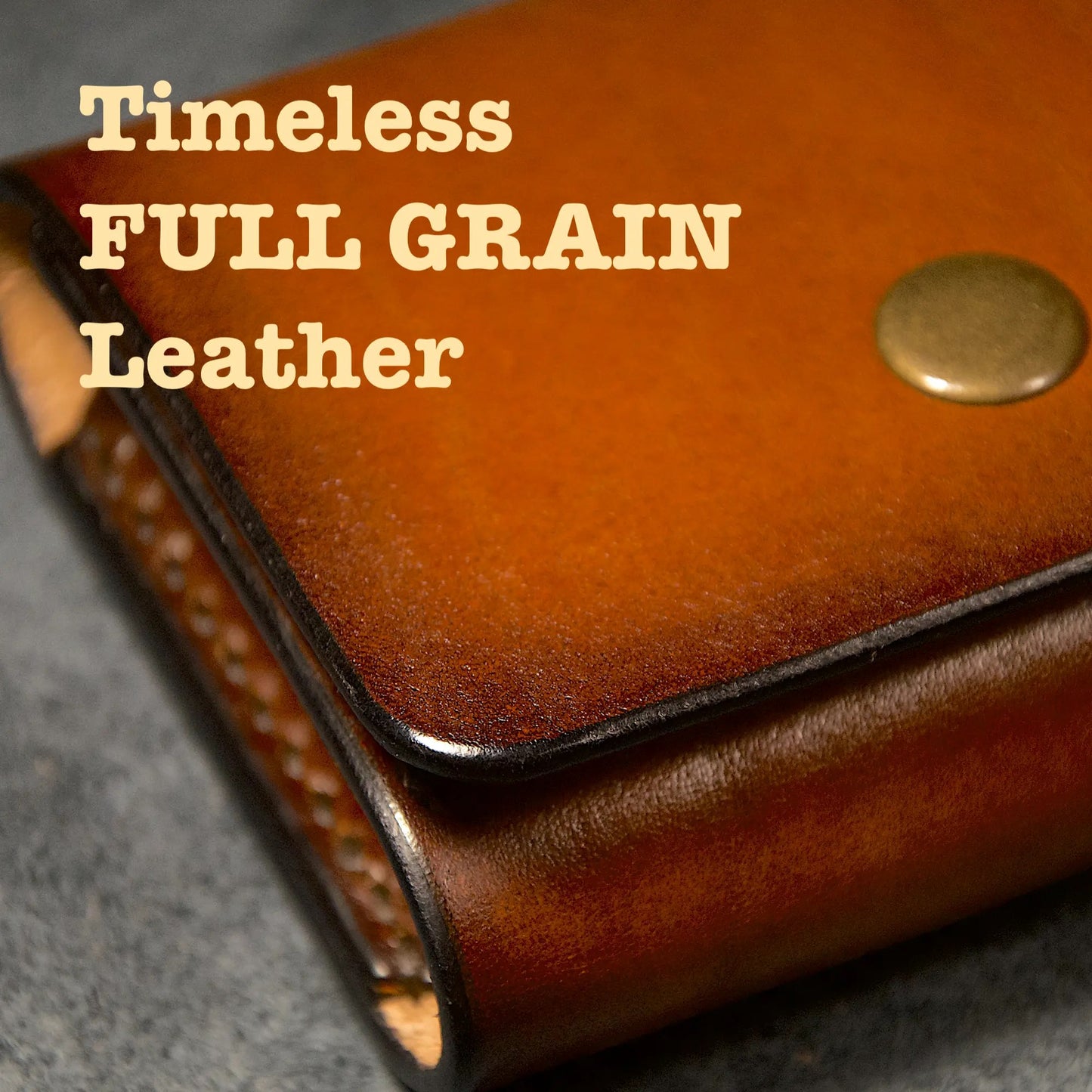 Cow Boy Compact Wallet With Belt