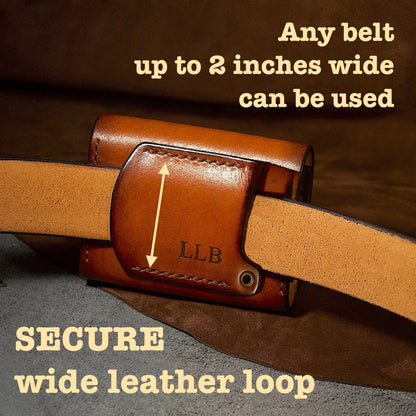 Cow Boy Compact Wallet With Belt