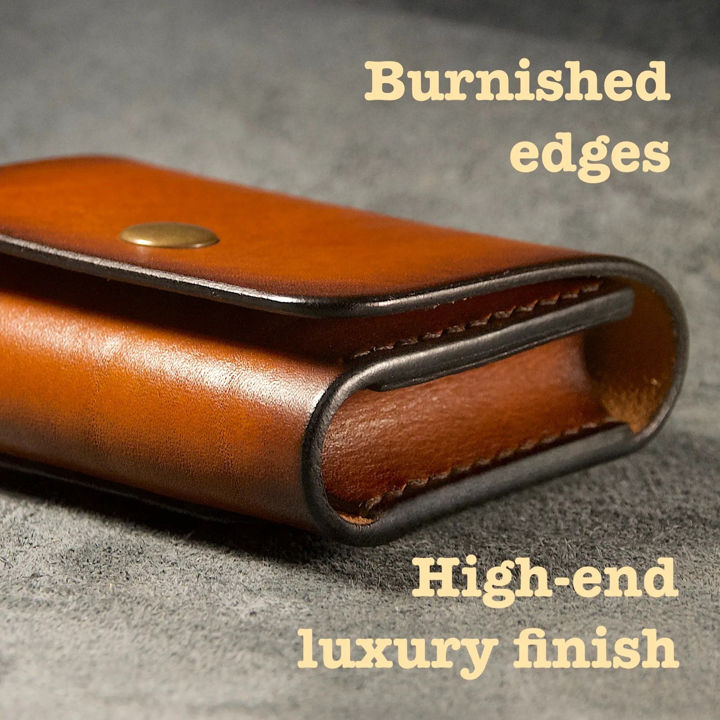Cow Boy Compact Wallet With Belt