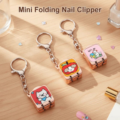 Cute Mini Box Nail Clipper Keychain