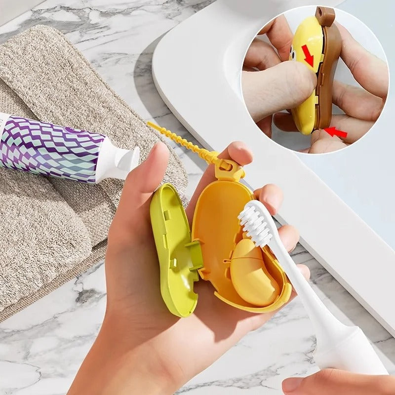 Banana Toothbrush Travel Case