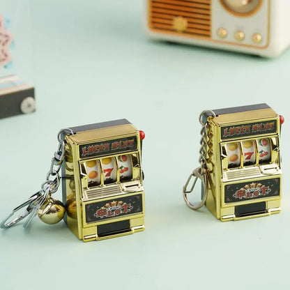 Mini Slot Machine Keychain