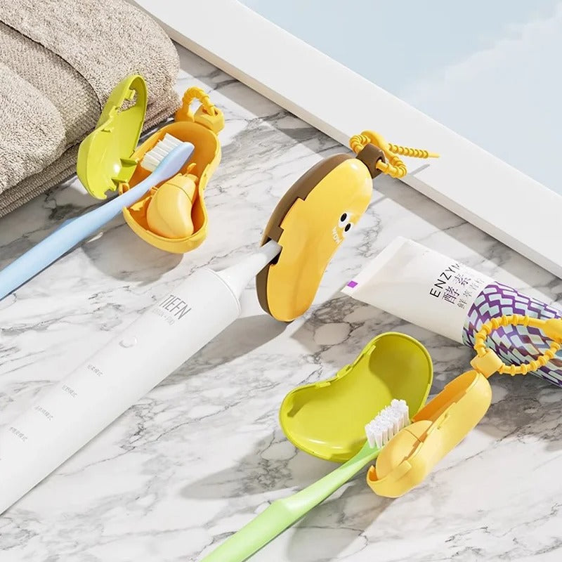 Banana Toothbrush Travel Case