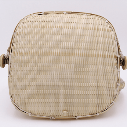 Multi-Purpose Bamboo Basket with Mesh Food Cover