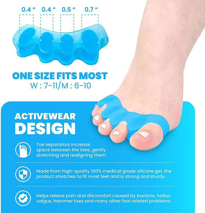 5-Toe Silicone Separator – Gentle Toe Alignment