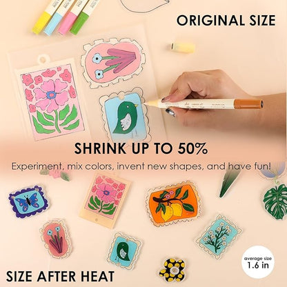 DIY Shrink To Sparkle Stickers😍