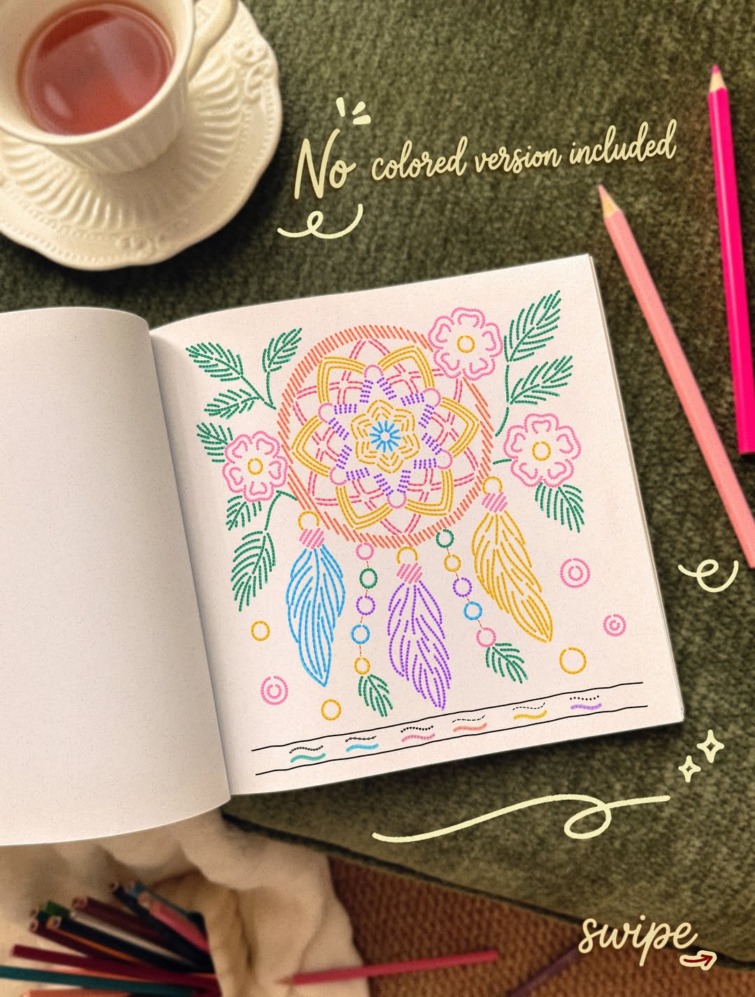 Therapeutic Line Tracing Coloring Book