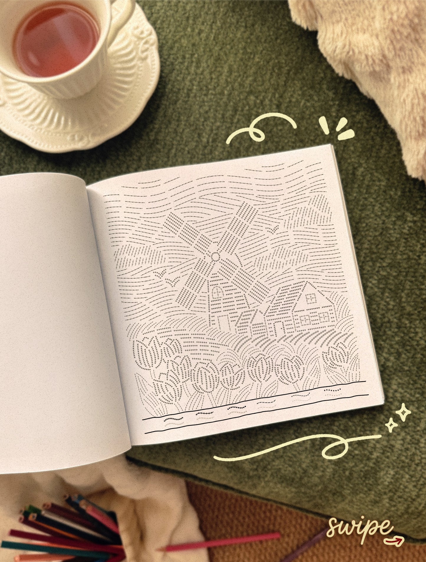 Therapeutic Line Tracing Coloring Book