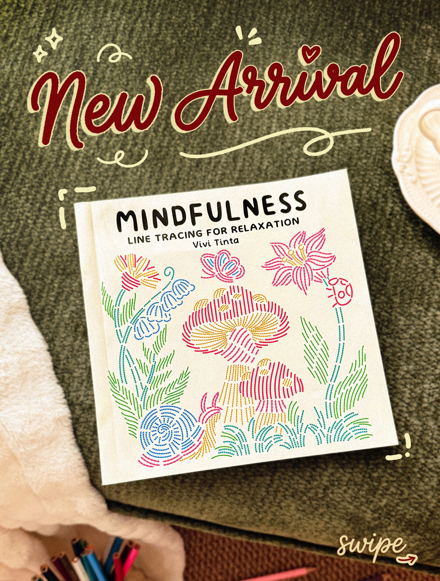 Therapeutic Line Tracing Coloring Book