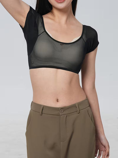 Comfort Base Tank Top with Underarm Sweat Pads