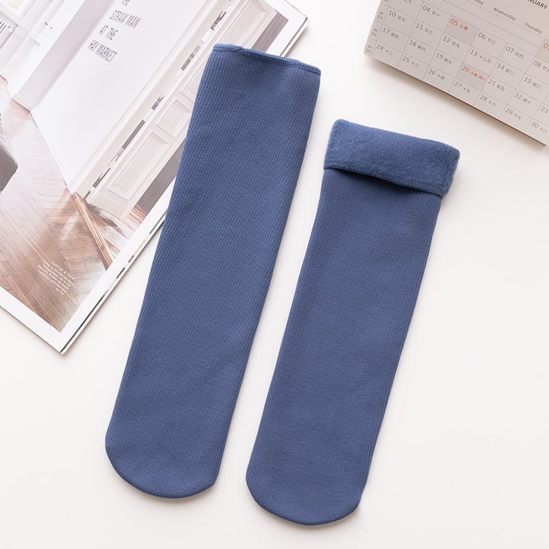 100% Cotton + Anti Smell Velvet Winter Thermal Socks