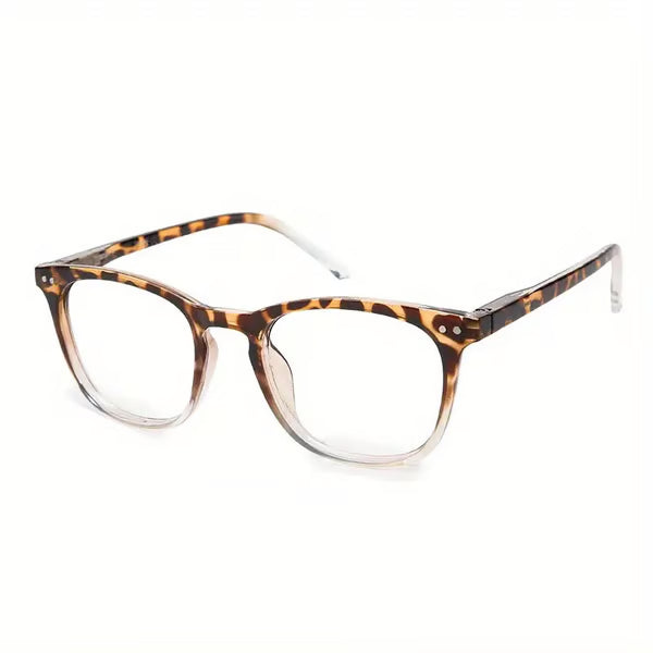 Unisex Leapord Color Changing Anti Blue light presbyopia glasses