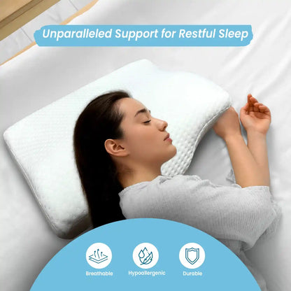 Orthopedic Memory Foam Cervical Pillow for Neck Pain Relief