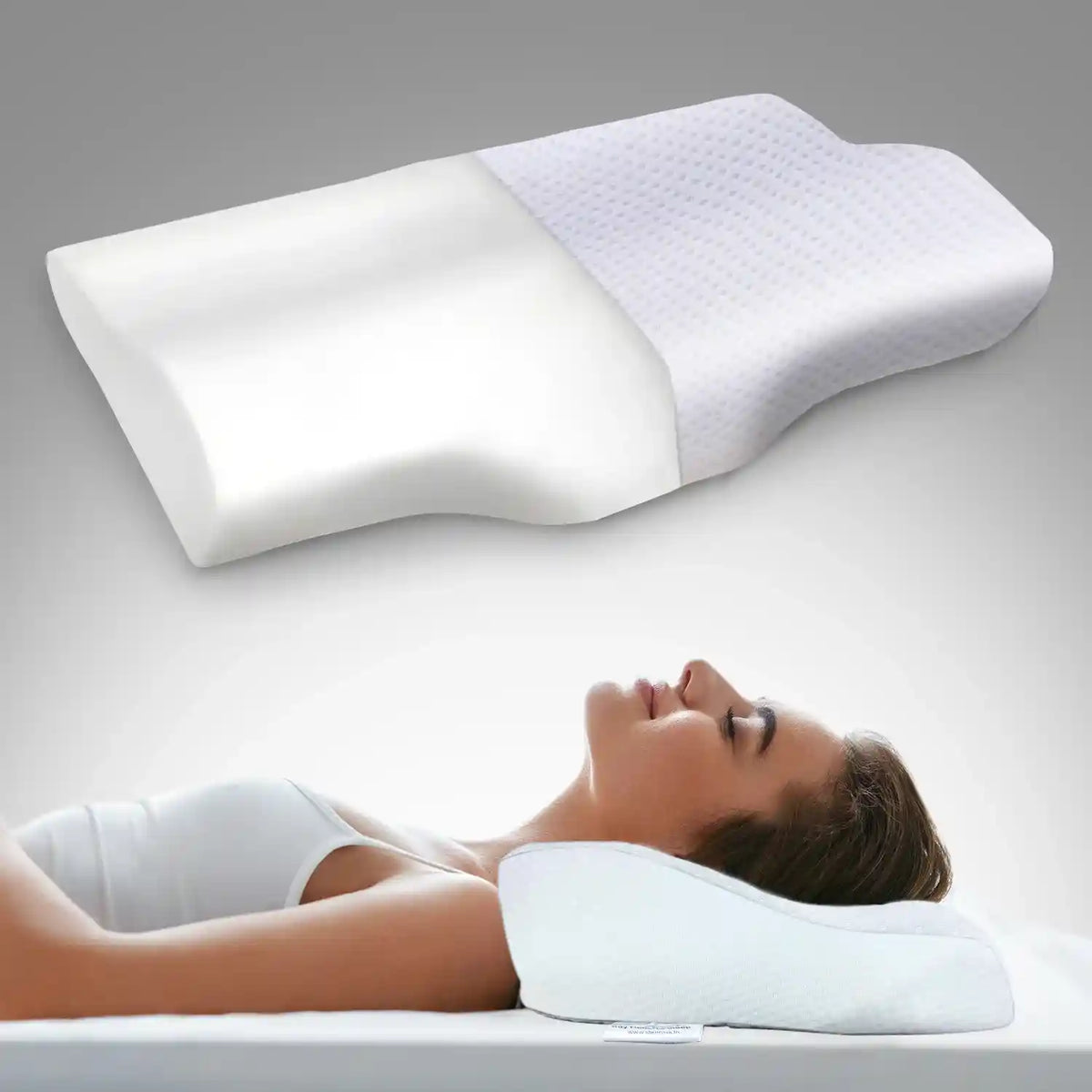 Orthopedic Memory Foam Cervical Pillow for Neck Pain Relief