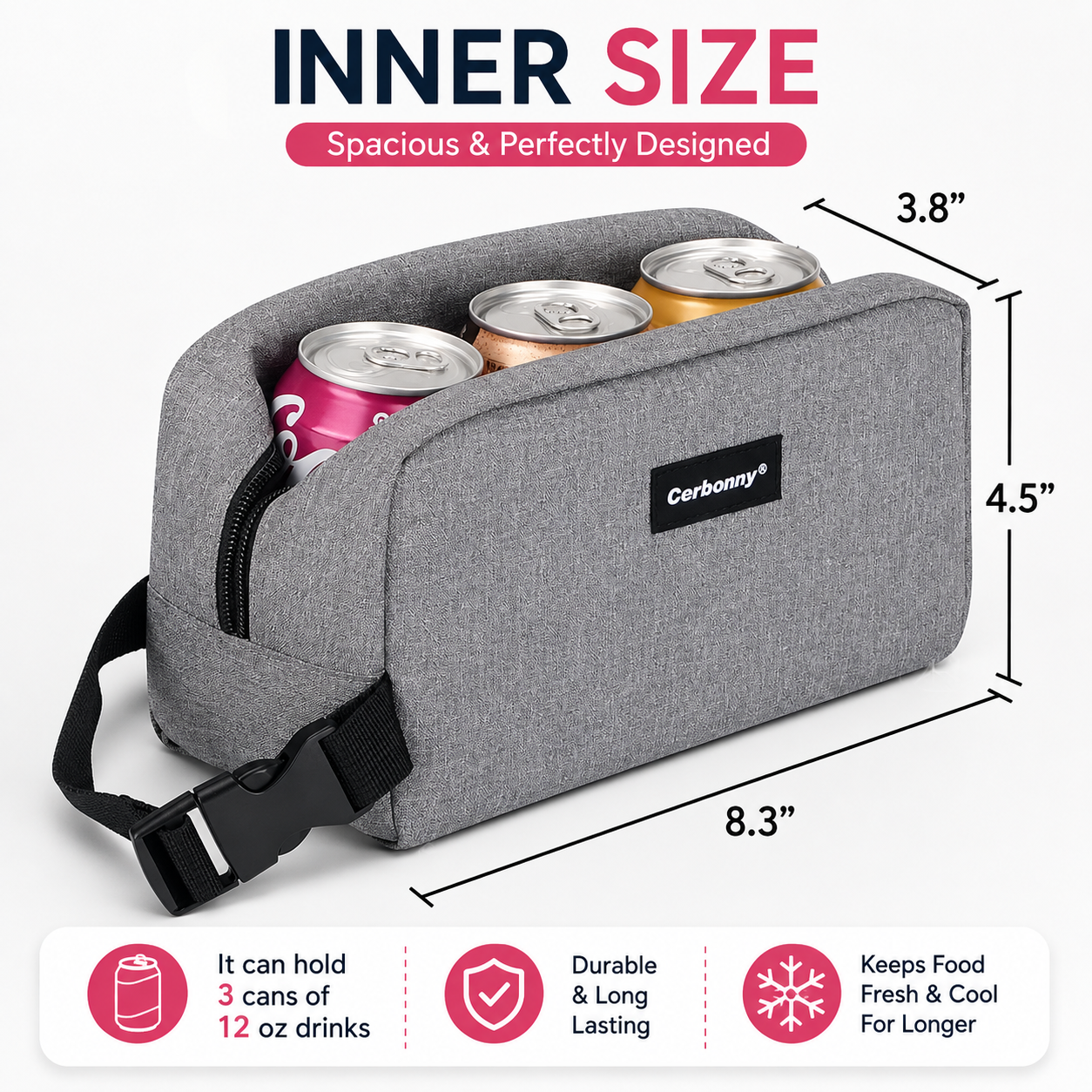 Portable Thermal Lunch & Snacks Bag