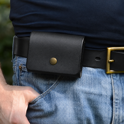 Cow Boy Compact Wallet With Belt