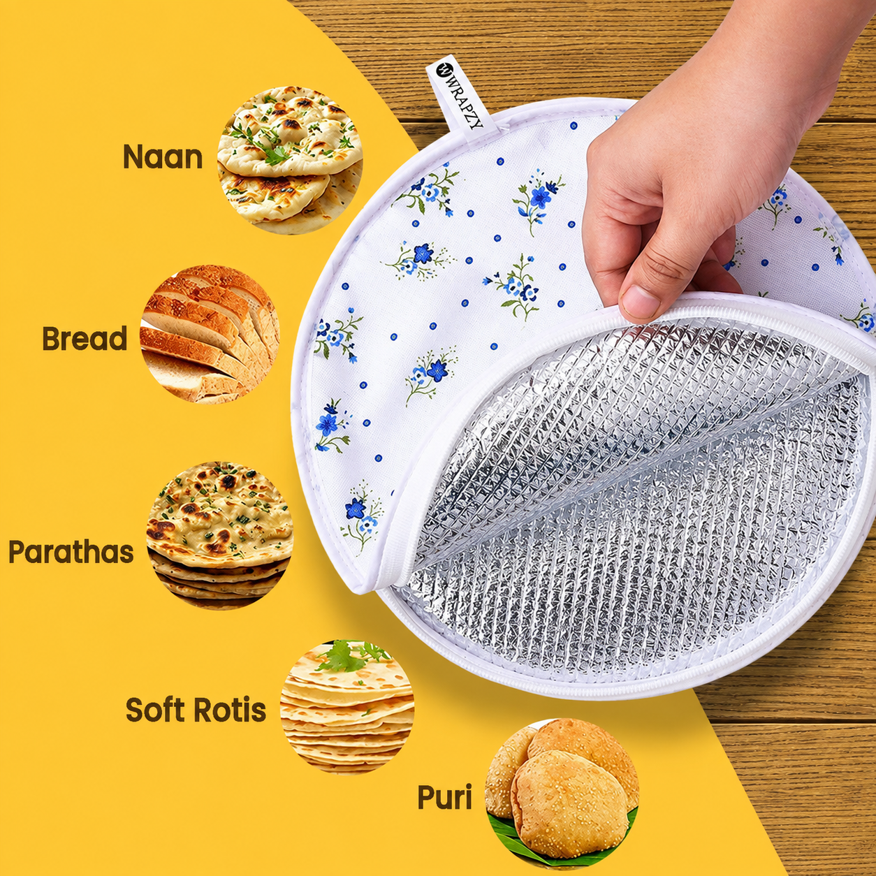 Insulated Roti Cover Bag