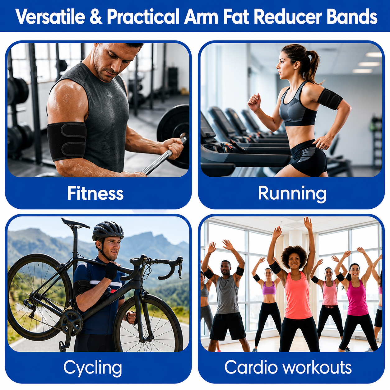 Adjustable Sweat Arm Trimmer Bands