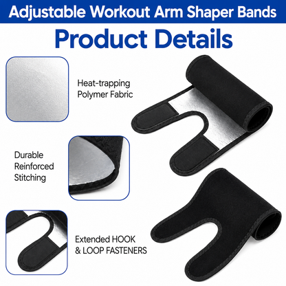 Adjustable Sweat Arm Trimmer Bands