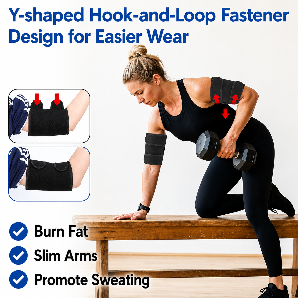 Adjustable Sweat Arm Trimmer Bands