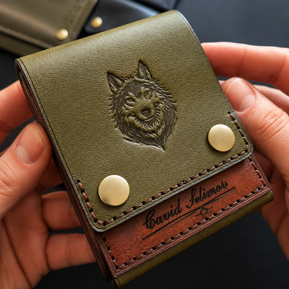 Alpha Wolf Leather Wallet 🐺