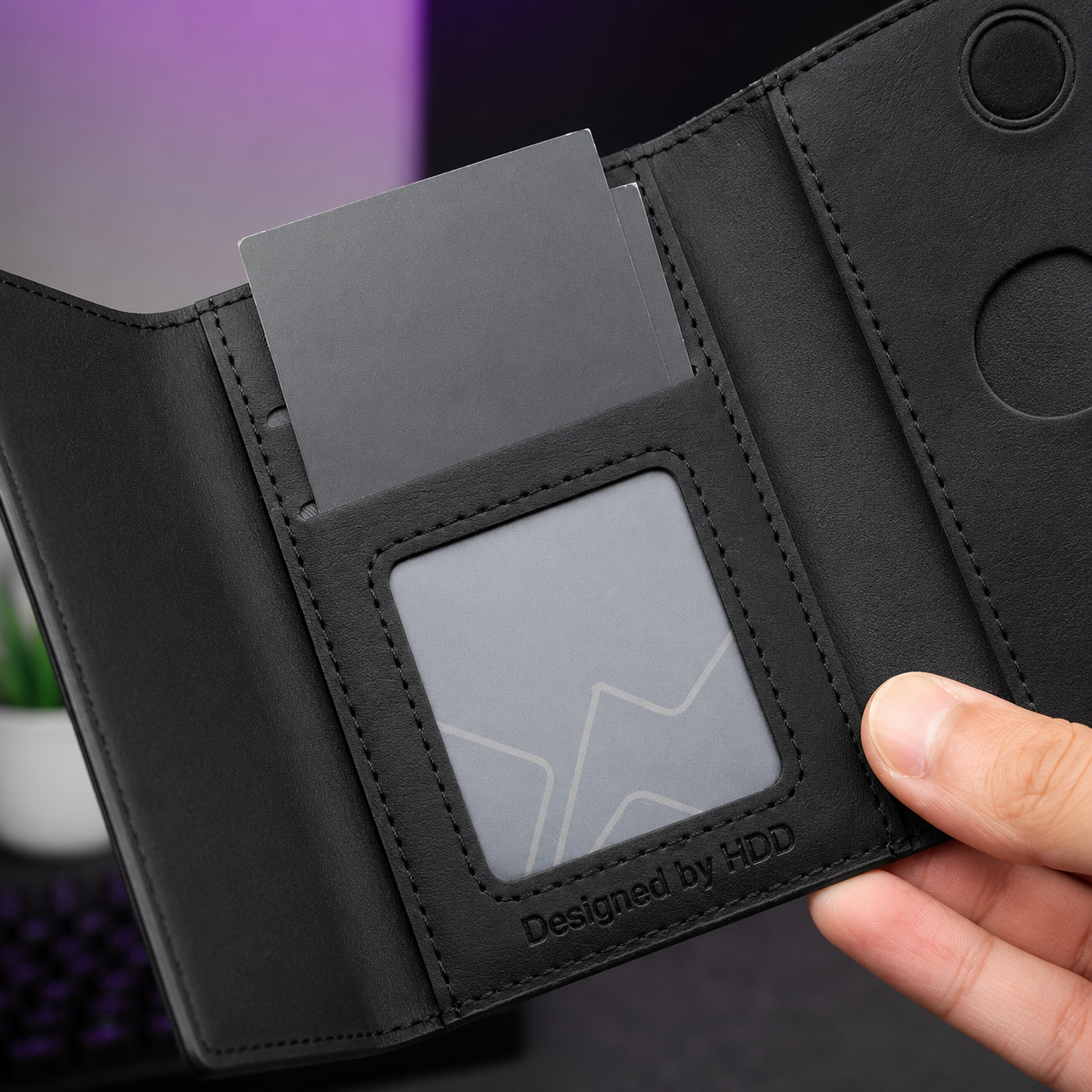 2-in-1 Magnetic Phone Card Holder Wallet