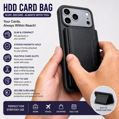 2-in-1 Magnetic Phone Card Holder Wallet