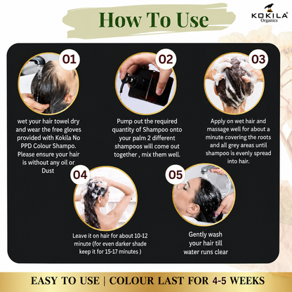 Kokila Herbal Hair Colour Shampoo