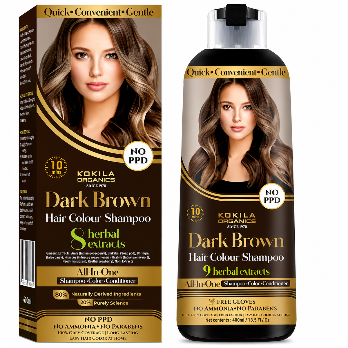Kokila Herbal Hair Colour Shampoo