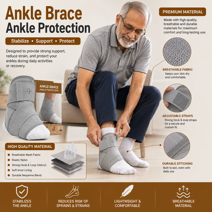 Adjustable Ankle Support Brace