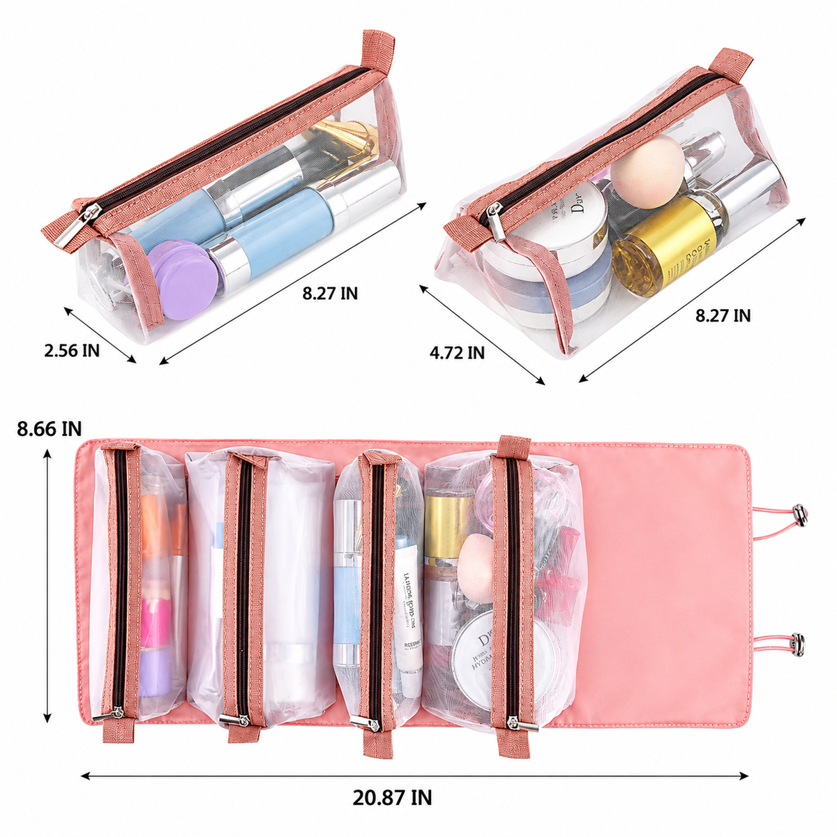 Waterproof 4 in 1 Beauty Storage Bag