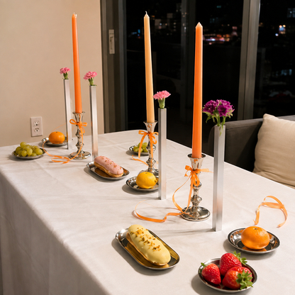 Magnetic Aluminum Flower Vase Set