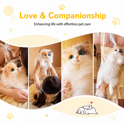2-in-1 Cute Cat Plush & Backpack