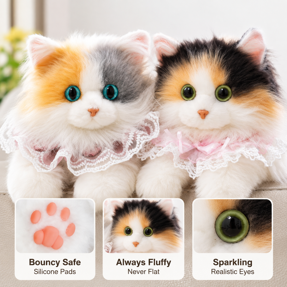 2-in-1 Cute Cat Plush & Backpack