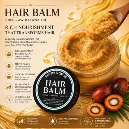 Hair Balm – Nourish, Strengthen & Shine