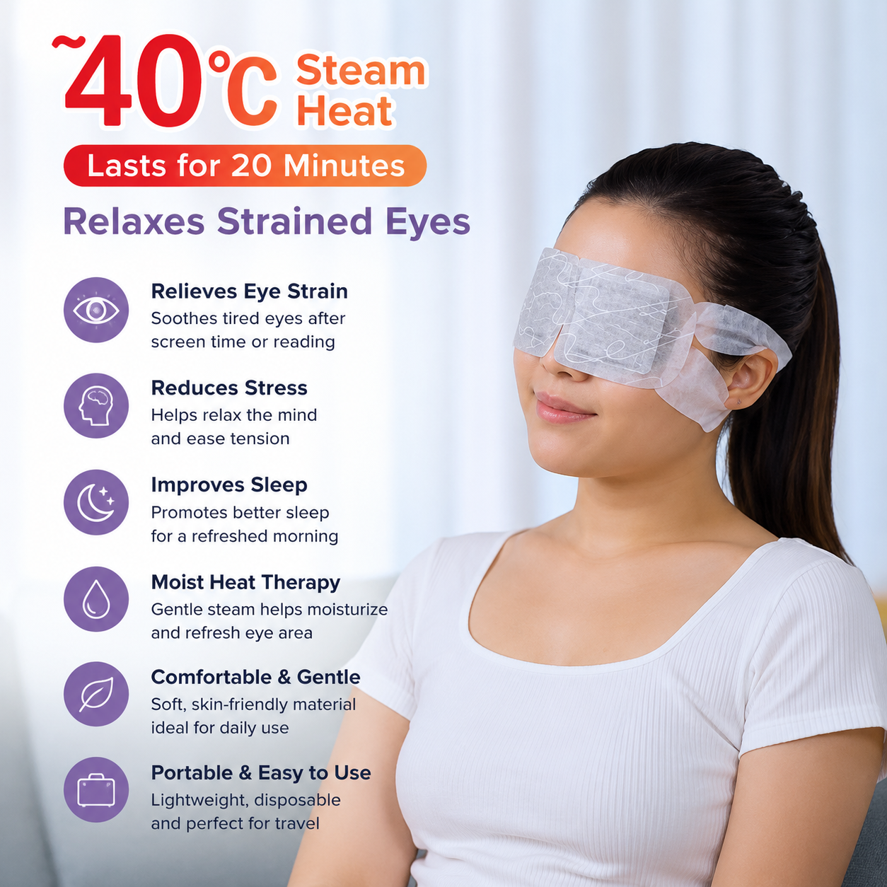 Relaxing Steam Eye Mask
