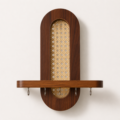 Premium Wooden Key Holder Shelf
