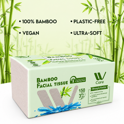 Ultra-Soft 3-Ply Bamboo Facial Tissues