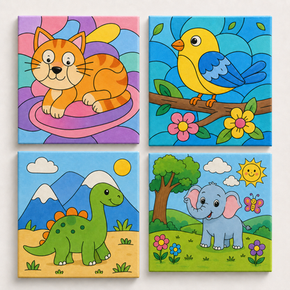 Paint By Number Kit For Kids✨