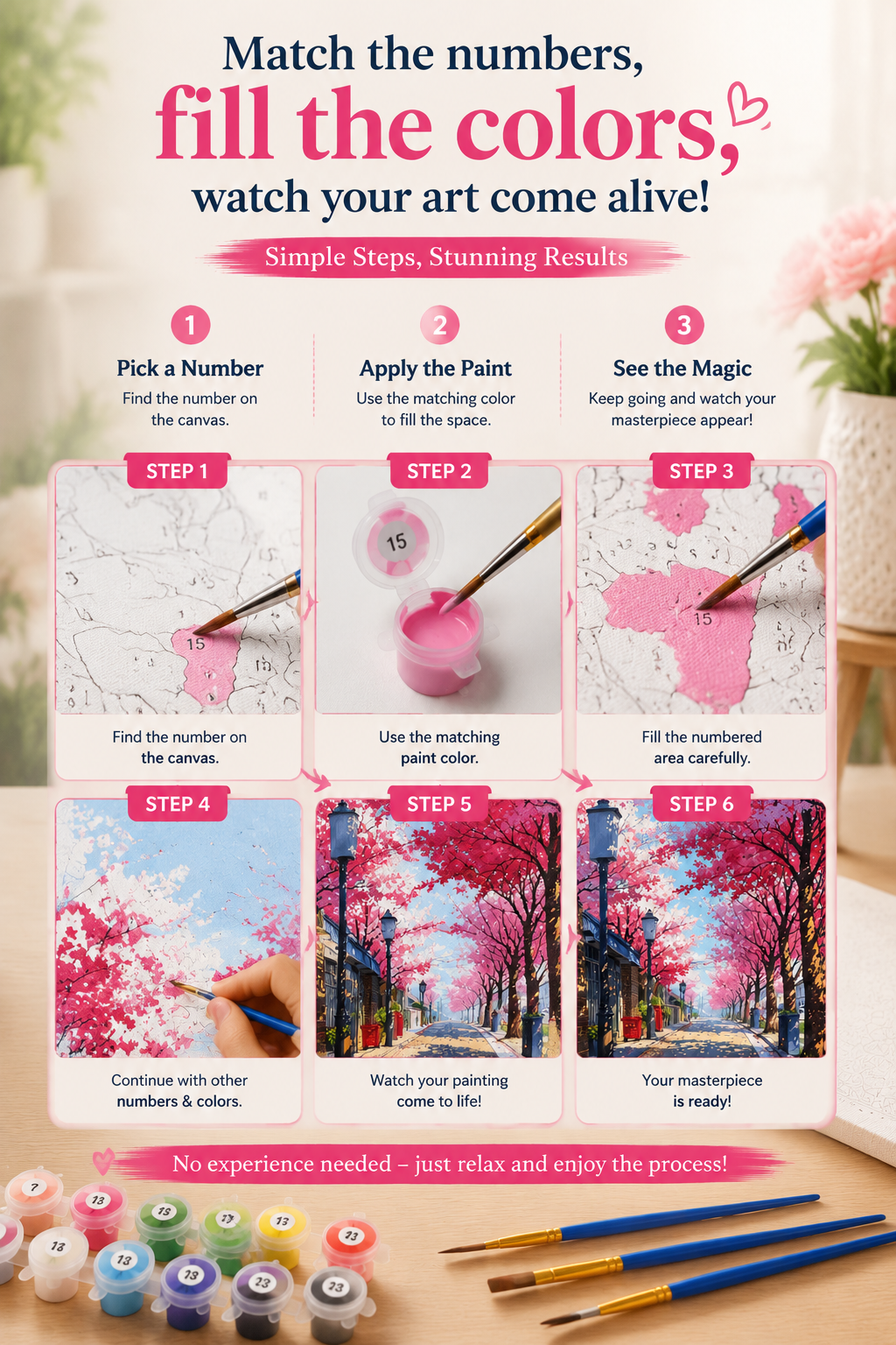 DIY Paint By Numbers Kit🪄