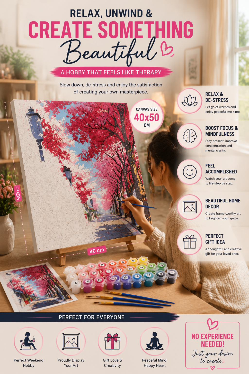 DIY Paint By Numbers Kit🪄