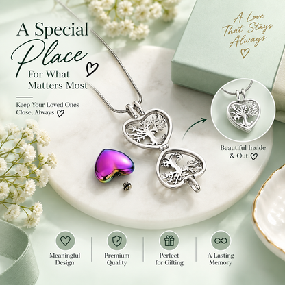 Tree of Life Heart Pendant