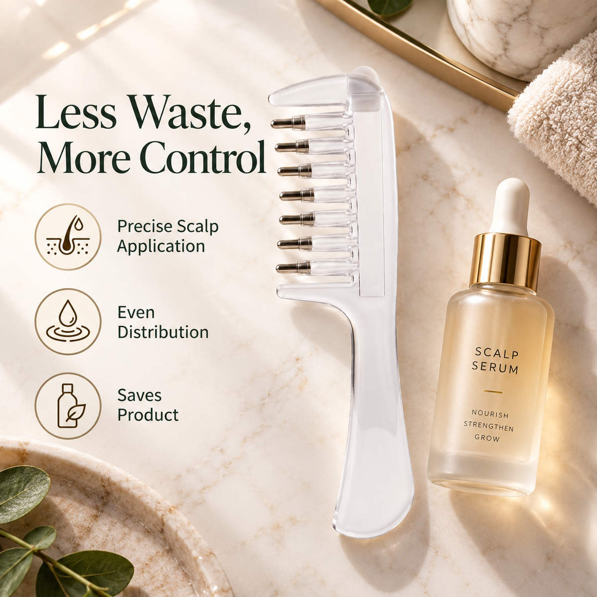 2 in 1 Scalp Massage & Hair Care Comb