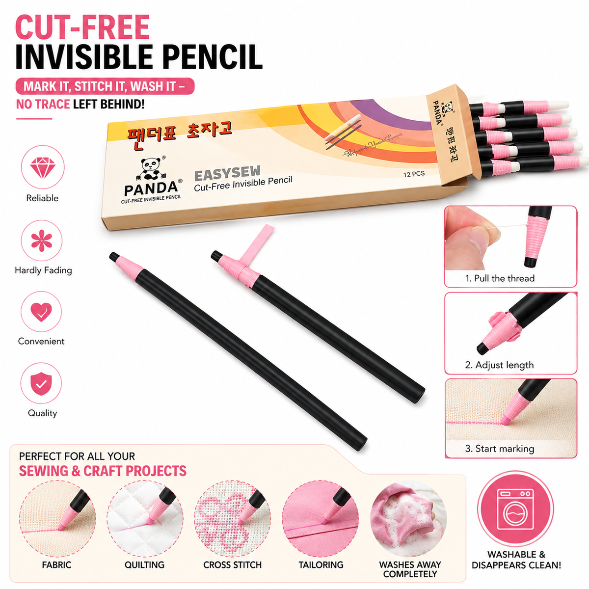 Tailor Pencil – Smart Fabric Marking Tool
