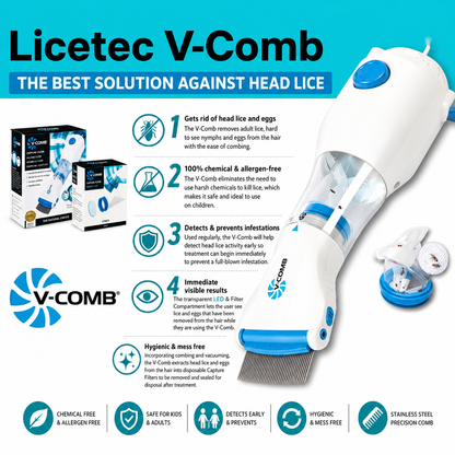 Electric Head Lice Removal Comb